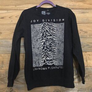 Joy Division "Unknown Pleasures" Crewneck Pullover, Size S